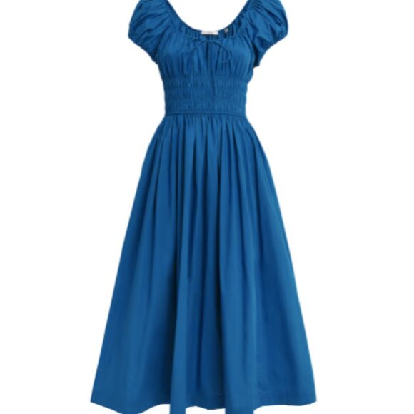 Doen Quinn Dress, soft cobalt, XXL - Picture 2 of 7